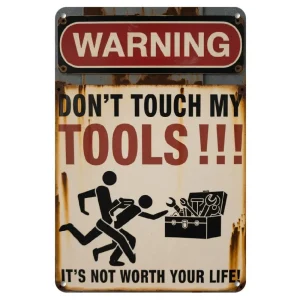 Vintage Metal Metal Wall Decoration 8x12